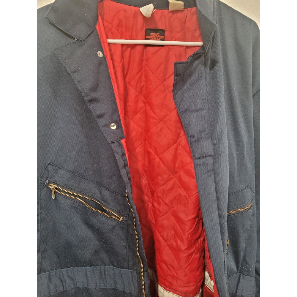 Vintage BIG BEN Blue‎ Coverall Workwear Insulated Quilted Lined Men's 46/48 #18 - Picture 4 of 12